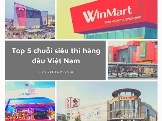 Top 5 chuỗi siêu thị hàng đầu Việt Nam