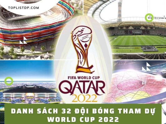 Danh sách 32 Đội Bóng Tham Dự World Cup 2022