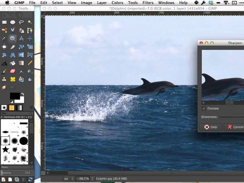 phần mềm chỉnh sửa ảnh macbook - GIMP