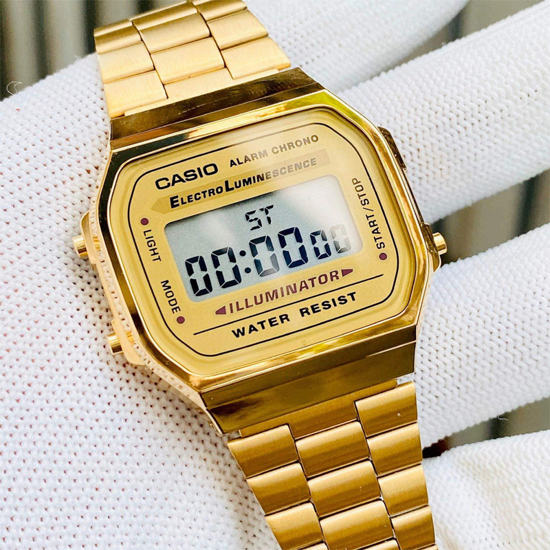 Đồng hồ vàng nam Casio A168WG-9