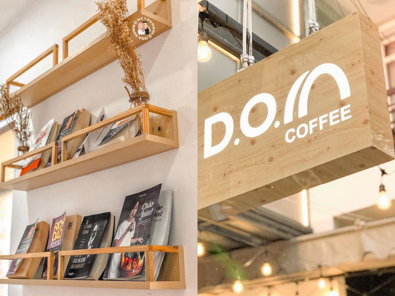 Quán cafe sách Sài Gòn D.O.M- Coffee Capsule