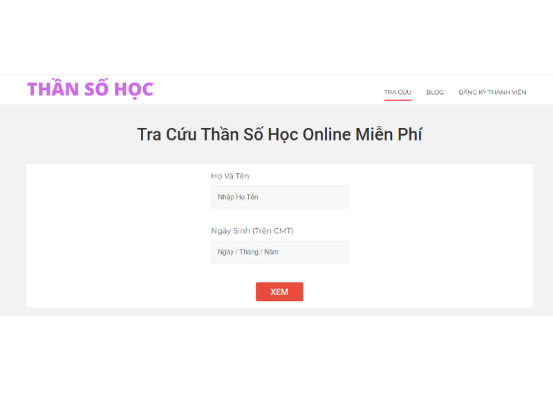 Top 8 Trang Web Tra Cứu Thần Số Học Online Miễn Phí 2024