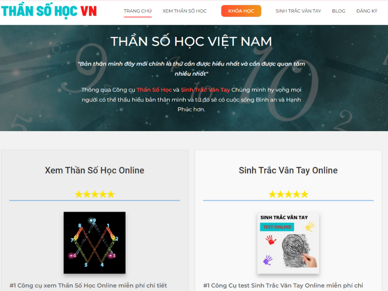 Top 8 Trang Web Tra Cứu Thần Số Học Online Miễn Phí 2024