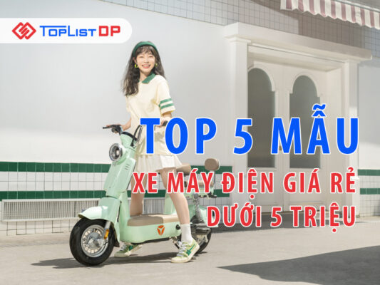 Top 5 Mẫu Xe Máy Điện Giá Rẻ Dưới 5 Triệu