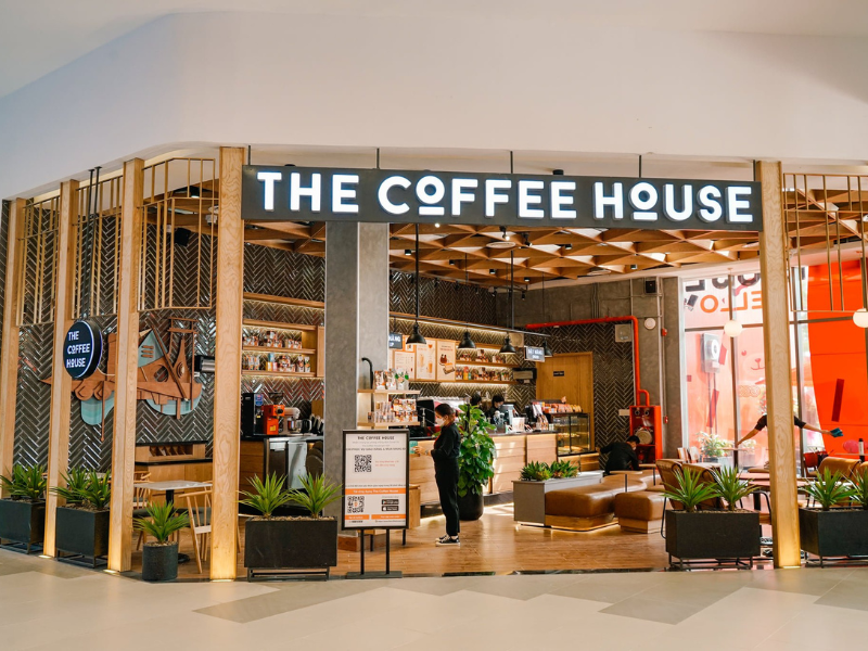 The Coffee House nổi tiếng với cà phê chất lượng cao và không gian thoải mái