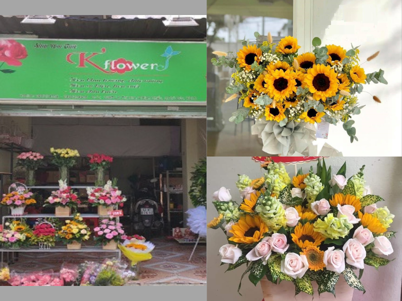 K’Flowers cung cấp đa dạng loại hoa cho các dịp như sinh nhật, khai trương, hoa cưới,...