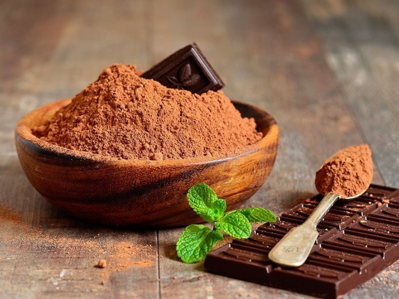 Bột cacao Đắk Lắk có hương thơm đậm đà, vị đắng nhẹ