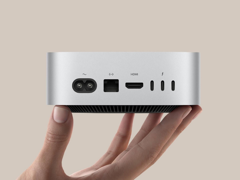 Macbook Mini M4 có cổng USB-C thay vì Lightning truyền thống