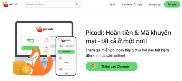 Top 8 Website Mã Giảm Giá Lớn Nhất Việt Nam picodi-vietnam