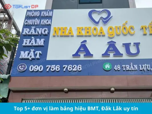 Top 5+ đơn vị làm bảng hiệu BMT, Đắk Lắk uy tín